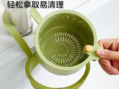 可挂式水槽沥水篮家用厨房水槽分离